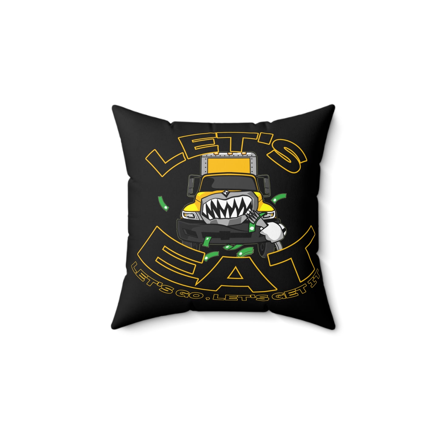 Spun Polyester Square Pillow
